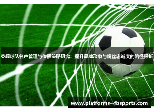 英超球队名声管理与传播策略研究:提升品牌形象与粉丝忠诚度的路径探析 英超球队名声管理与传播策略研究:提升品牌形象与粉丝忠诚度的路径探析