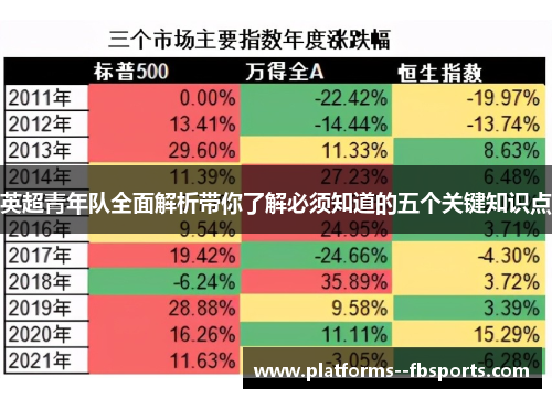 英超青年队全面解析带你了解必须知道的五个关键知识点 英超青年队全面解析带你了解必须知道的五个关键知识点